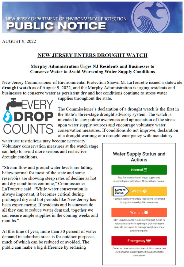 water drought flyer